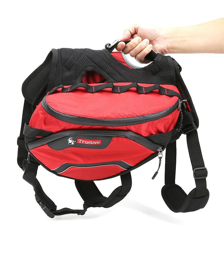 Dog Backpack Red L