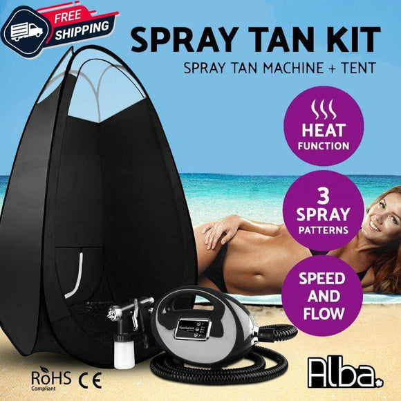 Spray Tan Machine Spray Gun Spray tent Kit HVLP 700W System Sunless