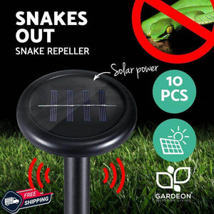 Gardeon Snake Repeller 10X Ultrasonic Solar Powered