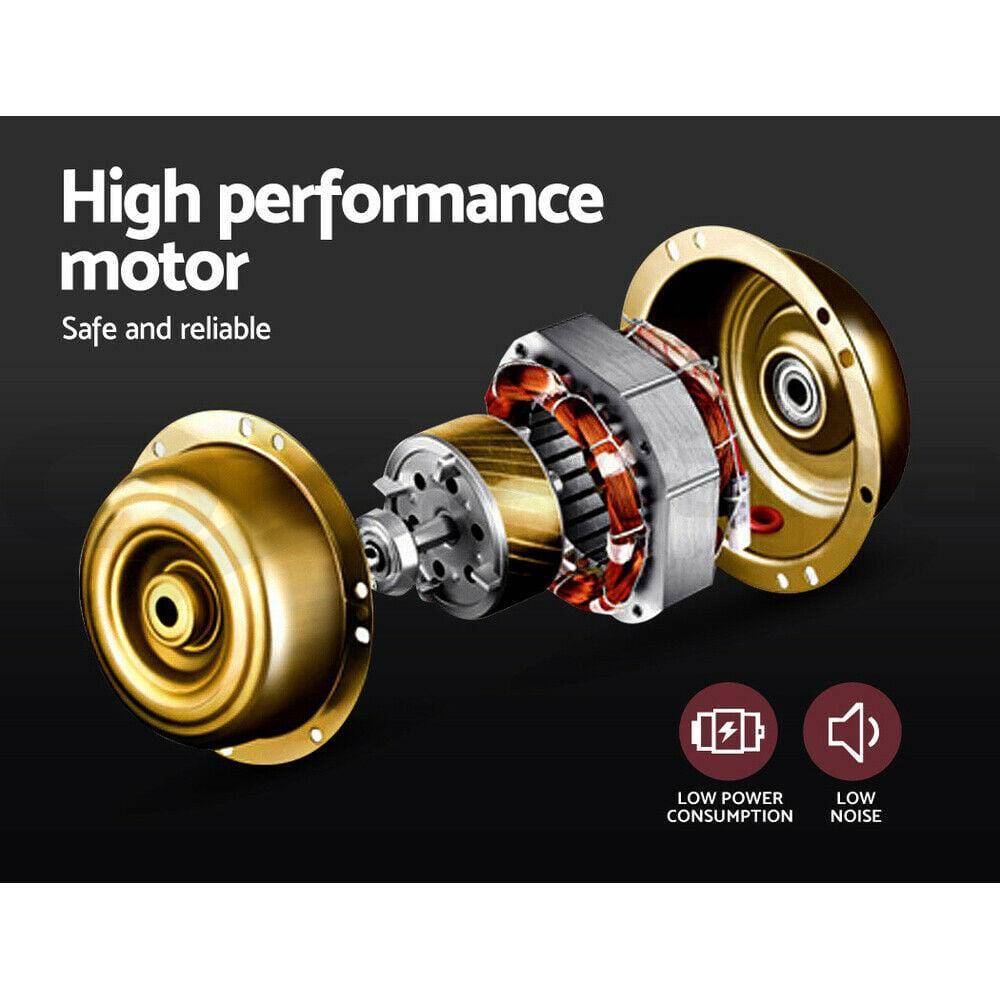 Devanti Range Hood 900mm Rangehood Kitchen Stainless Glass Canopy 90cm