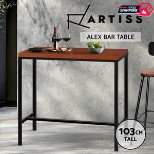 Artiss Alex Bar Table 100CM Rectangular