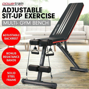 Adjustable Incline-Decline Gym bench Load Rating 150kg