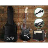Alpha 41 Inch Electirc Guitar Humbucker Pickup Switch Amplifier Skull Pattern