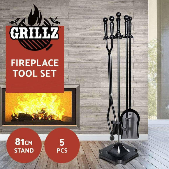Fireplace Tool Set 4 X PCS Set- Grillz