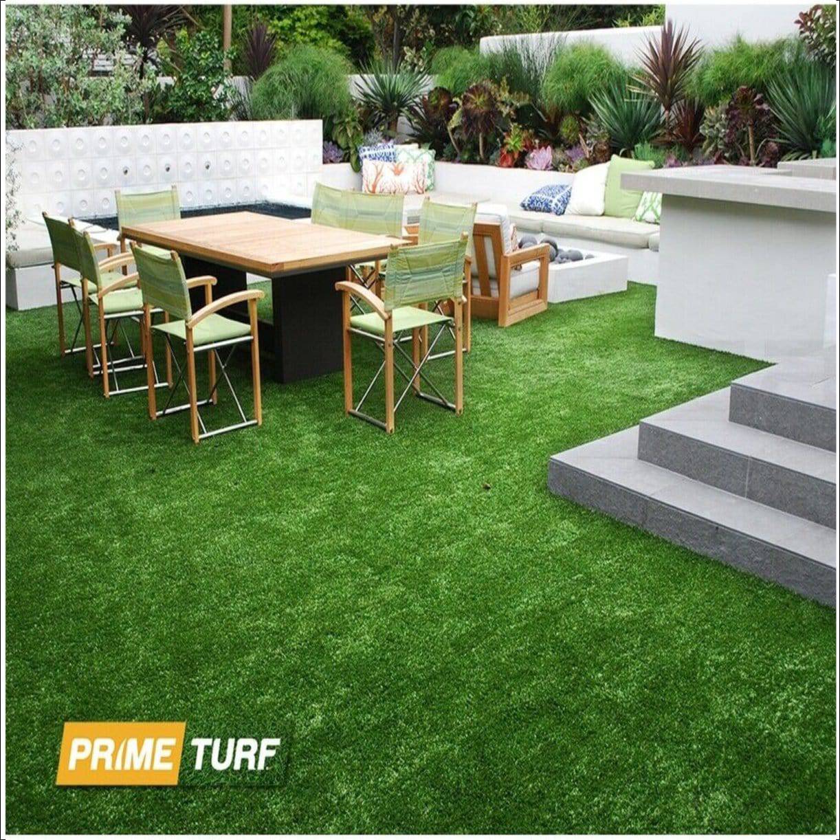 Prime Turf Artificial Grass 2mx5m 10mm Synthetic Fake Lawn Turf Plant Plastic Olive