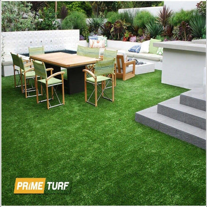 Prime Turf Artificial Grass 2mx5m 10mm Synthetic Fake Lawn Turf Plant Plastic Olive